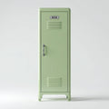 Armadio contenitore a 1 anta verde salvia in acciaio 50 x 40 x 140 cm rettangolare